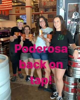 PODEROSA IS BACK ON TAP AND TASTING BETTER THAN EVER!